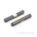 Conector hembra SMT de dos filas con paso de 0,8 mm